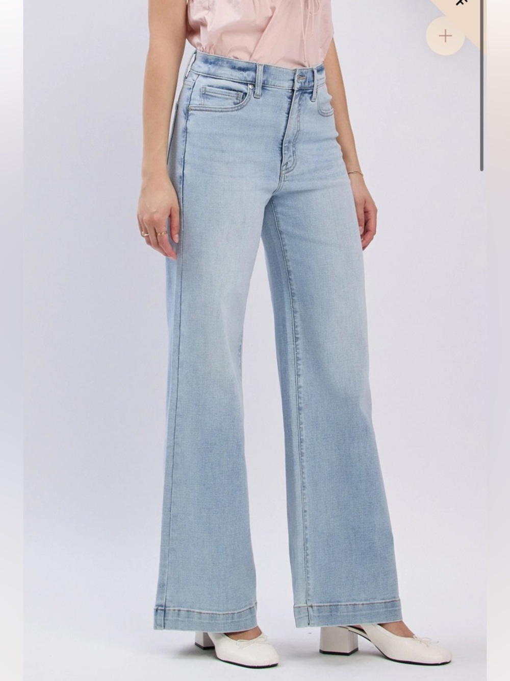EUNINA CHLOE SUPER HIGH RISE TROUSER JEANS Size 31 NWT - Picture 3 of 13